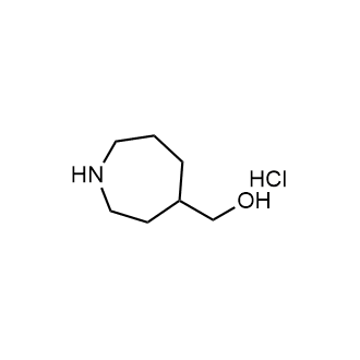 氮杂环庚烷-4-基甲醇盐酸盐结构式