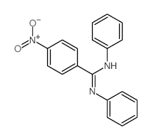 4-nitro-N,N-diphenyl-benzenecarboximidamide结构式