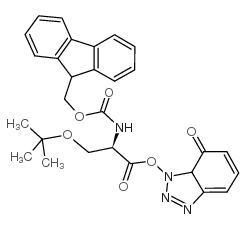 Fmoc-O-叔丁基-D-丝氨酸3,4-二氢-3-羟基-4-氧代1,2,3-苯并三嗪酯图片