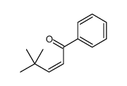 4,4-dimethyl-1-phenylpent-2-en-1-one结构式