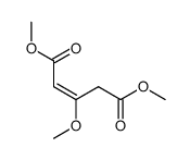 methyl (E)-4-carbomethoxy-3-methoxy-2-butenoate结构式