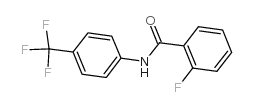 2-氟-N-[4-(三氟甲基)苯基]苯甲酰胺结构式