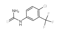 (4-chloro-3-trifluoromethyl)phenylthiourea Structure