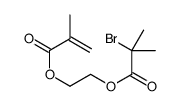 甲基丙烯酸2-(2-溴代异丁酰氧基)乙酯结构式