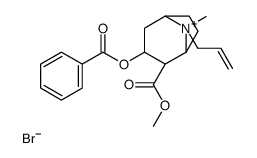 methyl 3-benzoyloxy-8-methyl-8-prop-2-enyl-8-azoniabicyclo[3.2.1]octane-4-carboxylate,bromide结构式