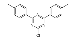 2-chloro-4,6-di-p-tolyl-1,3,5-triazine Structure
