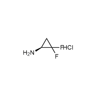 (S)-2,2-二氟环丙-1-胺盐酸盐结构式
