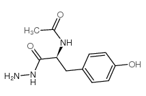Acetyl-L-tyrosine hydrazide Structure