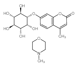 4-methylumbelliferyl myo-inositol-1-phosphate, n-methyl-morpholine salt Structure