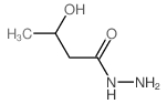 Butanoic acid,3-hydroxy-, hydrazide structure