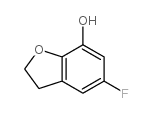 5-FLUORO-2,3-DIHYDROBENZOFURAN-7-OL structure