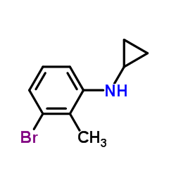 3-溴-N-环丙基-2-甲基苯胺图片