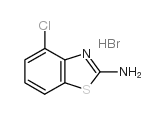 2-氨基-4-氯苯并噻唑氢溴化物结构式