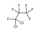1,1-dichloro-1,2,2,3,3,3-hexafluoropropane structure