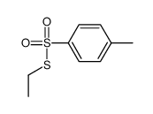 1-ethylsulfanylsulfonyl-4-methylbenzene结构式