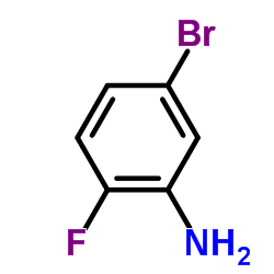 5-溴-2-氟苯胺结构式