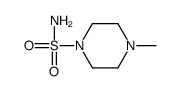 4-甲基哌嗪-1-磺酰胺结构式