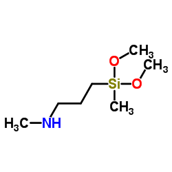 3-二甲氧基甲硅烷基-N-甲基丙胺结构式