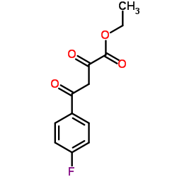 4-(4-氟苯基)-2,4-二氧代丁酸乙酯结构式