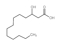 3-hydroxy Tridecanoic Acid structure