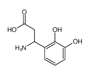 3-氨基-3-(2,3-二羟基苯基)-丙酸结构式