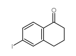 6-碘-3,4-二氢萘-1(2H)-酮结构式