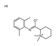 N-(2,6-dimethylphenyl)-1,1-bis(trideuteriomethyl)piperidin-1-ium-2-carboxamide,iodide Structure