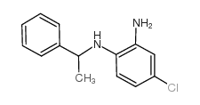 (2-氨基-4-氯-苯基)-(1-苯基乙基)胺结构式