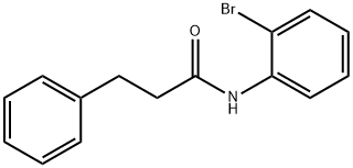 N-(2-溴苯基)-3-苯基丙酰胺结构式