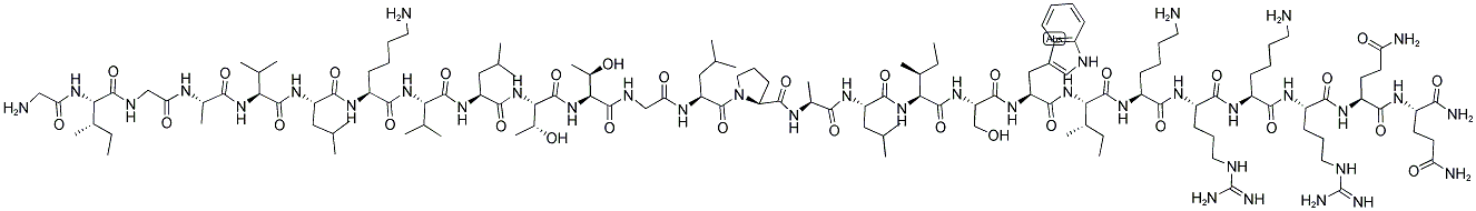 蜂毒肽素结构式