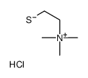 trimethyl(2-sulfanylethyl)azanium,chloride Structure
