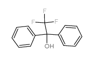 Benzenemethanol, a-phenyl-a-(trifluoromethyl)- Structure
