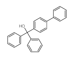 [1,1-Biphenyl]-4-methanol, .alpha.,.alpha.-diphenyl-结构式