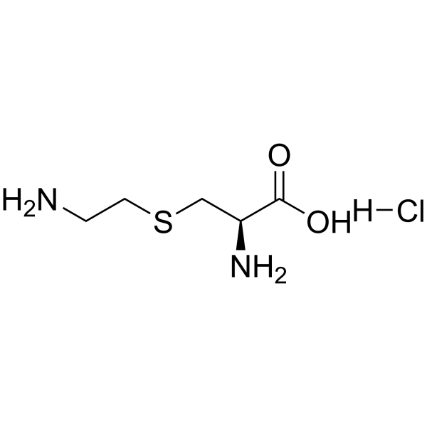 S-(2-氨基乙基)-L-半胱氨酸盐酸盐 盐酸盐结构式