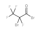 2-溴-2,3,3,3-四氟丙酰溴结构式