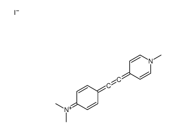 N,N-dimethyl-4-[2-(1-methylpyridin-1-ium-4-yl)ethynyl]aniline,iodide Structure