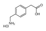 2-(4-(Aminomethyl)phenyl)acetic acid hydrochloride Structure