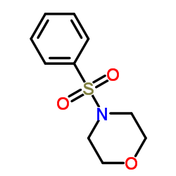 4-(苯基磺酰基)吗啉结构式