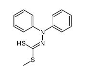 methyl N-(N-phenylanilino)carbamodithioate结构式