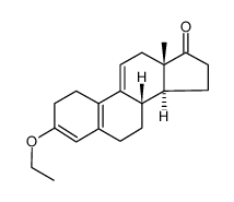 3-ethoxy-estra-3,5(10),9(11)-trien-17-one结构式