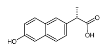 O-Desmethylnaproxen Structure