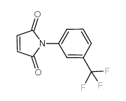 1-(3-三氟甲基苯基)-1H-吡咯-2,5-二酮结构式