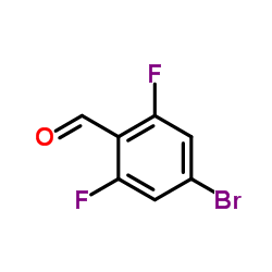 4-Bromo-2,6-difluorobenzaldehyde Structure