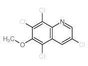 Quinoline,3,5,7,8-tetrachloro-6-methoxy-结构式