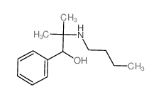 Benzenemethanol, a-[1-(butylamino)-1-methylethyl]- Structure