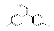 bis(4-chlorophenyl)methylidenehydrazine Structure