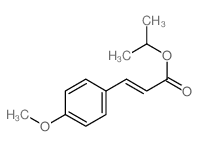 甲氧基肉桂酸异丙酯结构式