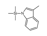 trimethyl-(3-methylindol-1-yl)silane Structure
