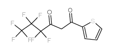 4,4,5,5,6,6-七氟-1-(2-噻吩基)-1,3-己二酮结构式