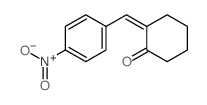 2-[(4-nitrophenyl)methylidene]cyclohexan-1-one结构式
